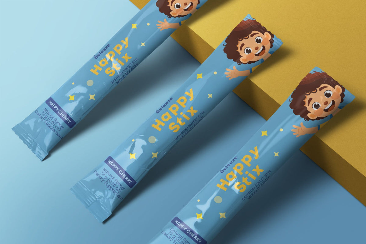 Happy Stix - Kids Mood & Focus Saffron Blend